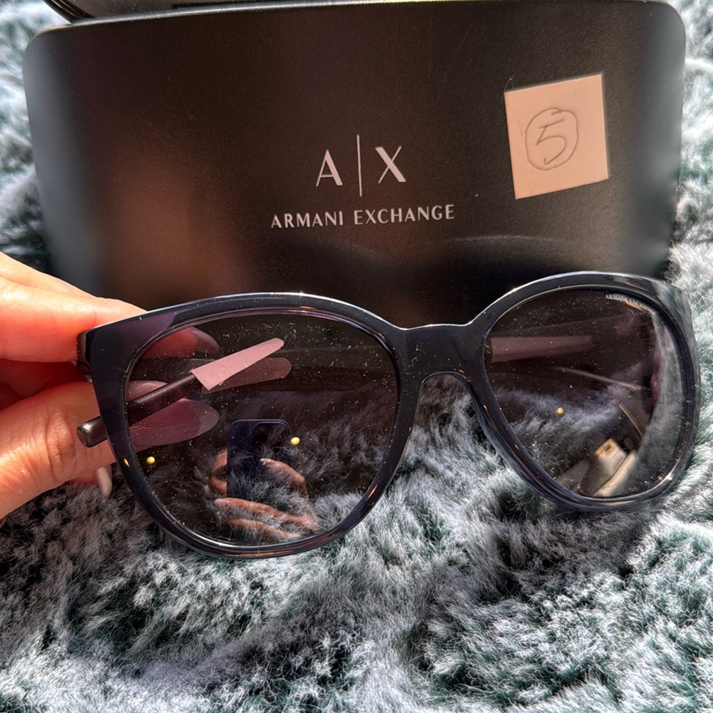 Ax Armani exchange blue sunglasses